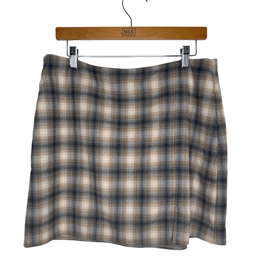 Old Navy womens L plaid mini pencil skirt holiday fall preppy academia y2k